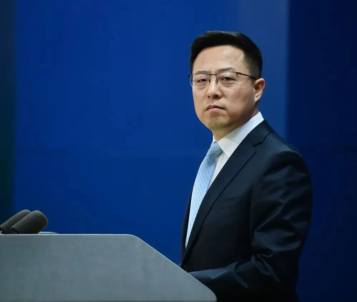 赵立坚资料图。图源：外交部网站
