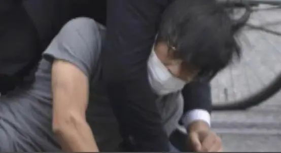 嫌犯山上彻也（日本电视台报道截图）