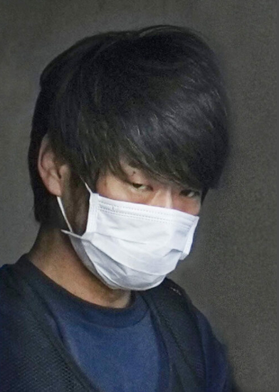 枪击日本前首相安倍晋三的嫌疑人山上徹也（共同社）