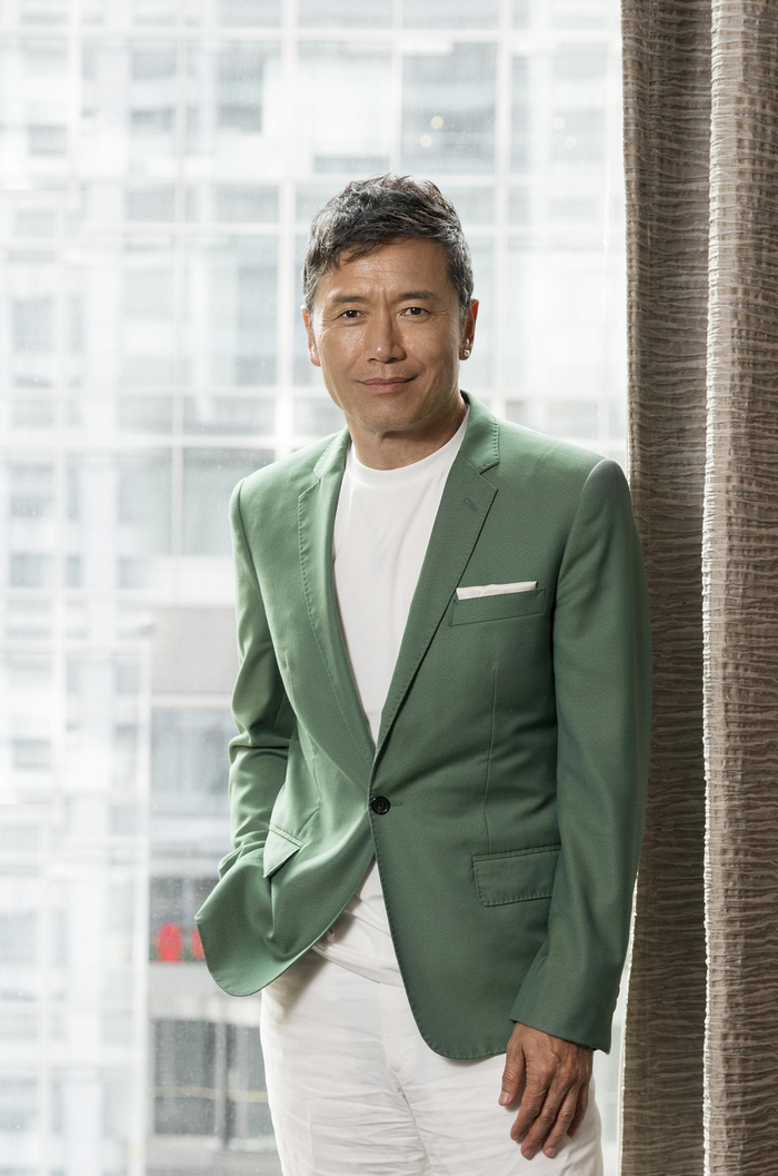 苗侨伟一向低调，他始终认为自己就是个普通的演员。  新京报记者 郭延冰 摄