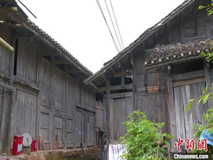 图为壮族干栏文化第一村——那岩古寨。　杨正荣 摄