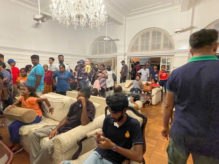 7月12日晚的总统官邸