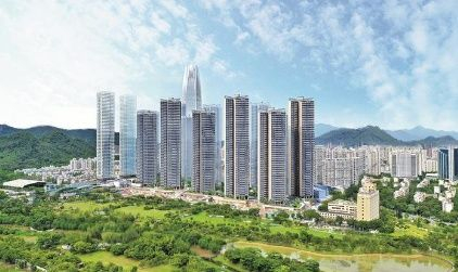 华富村效果图。