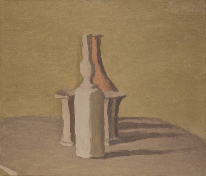 莫兰迪，静物画，布面油画 ，1949年