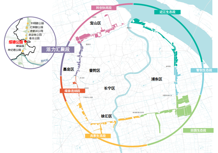 环城生态公园带规划示意图。本文图片均为受访者 供图
