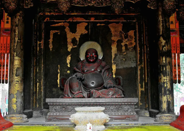 ▲白马寺弥勒佛