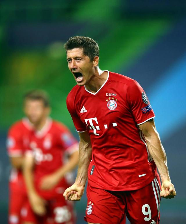 莱万多夫斯基在拜仁达到个人生涯巅峰。图片来源：新华社