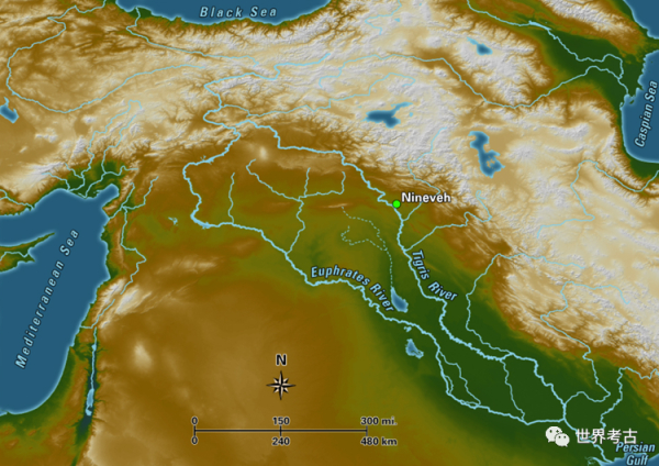 尼尼微遗址位置