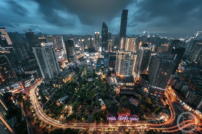 ▲2018年的观音桥环道。范晓东 摄 