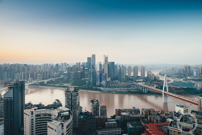 ▲2021年的江北嘴。范晓东 摄 