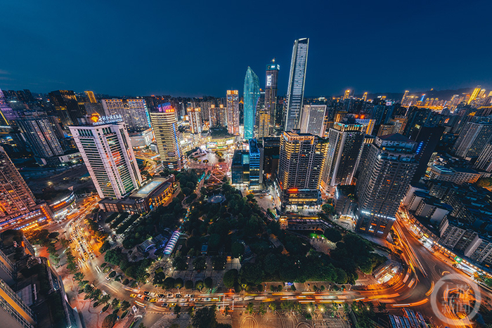 ▲2022年的观音桥环道。范晓东 摄 