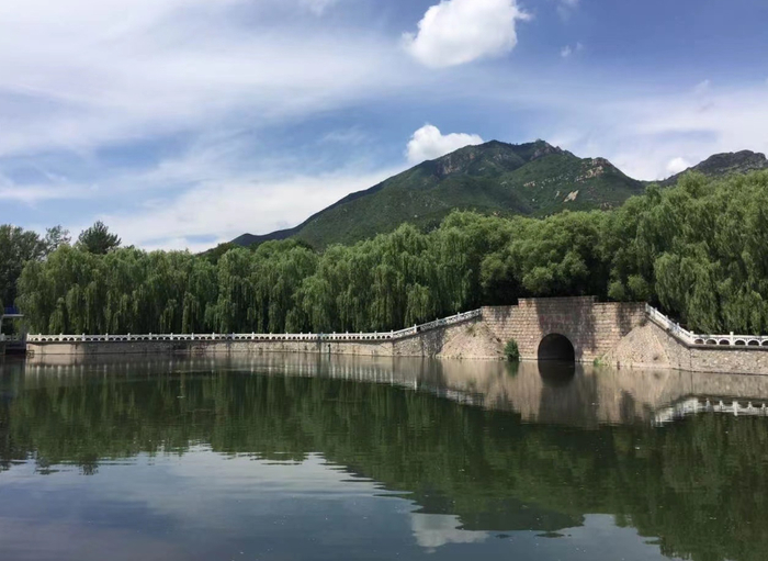 延庆区白河堡水库风景秀美。白河堡水库管理中心供图