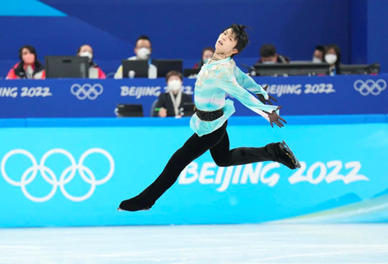 羽生结弦参加北京冬奥会 图片来源：北京日报