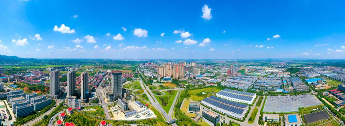 　　这是湖南浏阳经开区全景（2021年8月30日摄）。（浏阳市委宣传部供图）