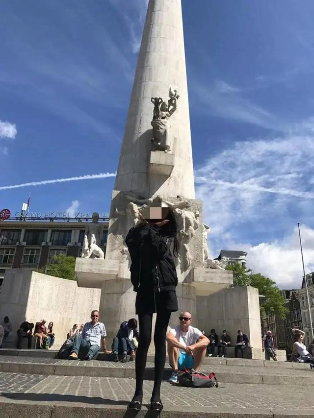 在英国留学的她（图片由受访者提供） 