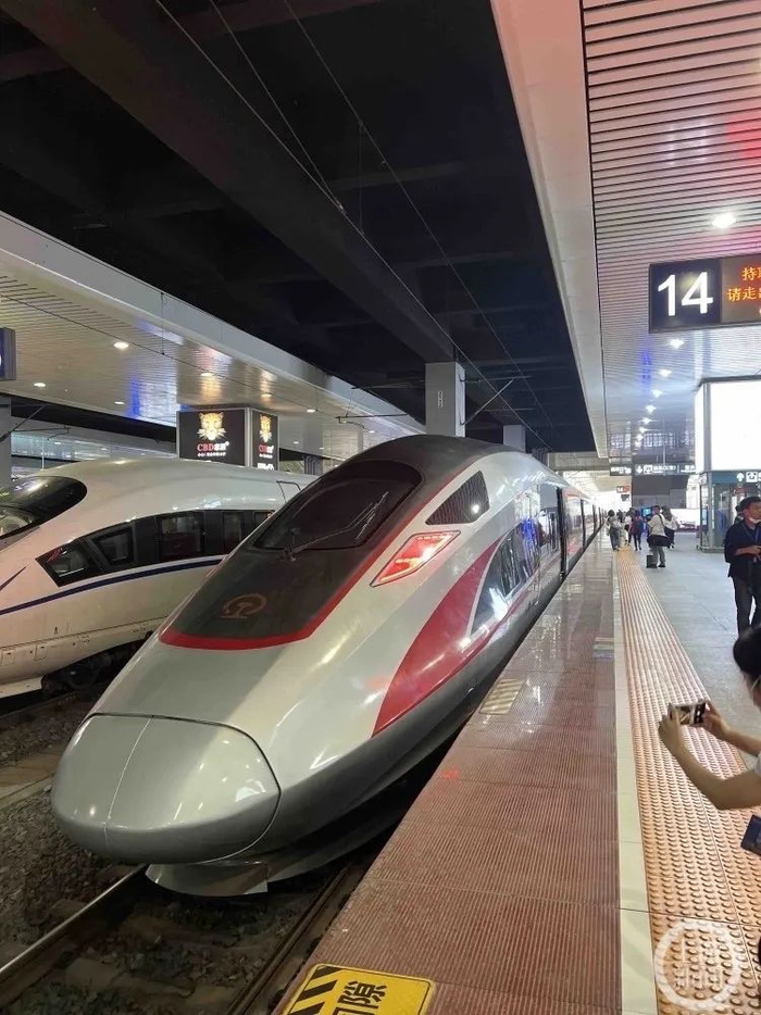 △郑渝高铁列车