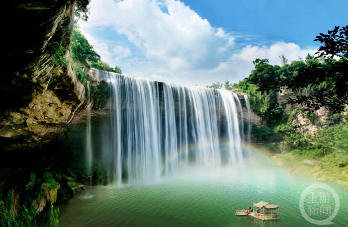 ▲万州大瀑布主图，万州文旅委供图