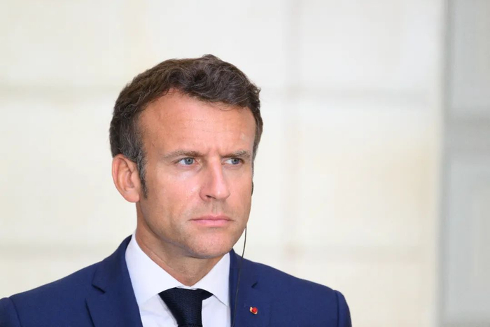 马克龙 资料图 图源：澎湃影像
