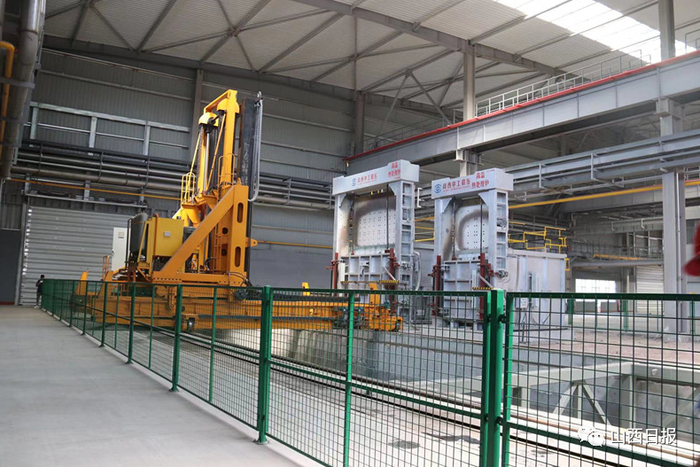 ▲山西中工重型锻压有限公司厂房内景