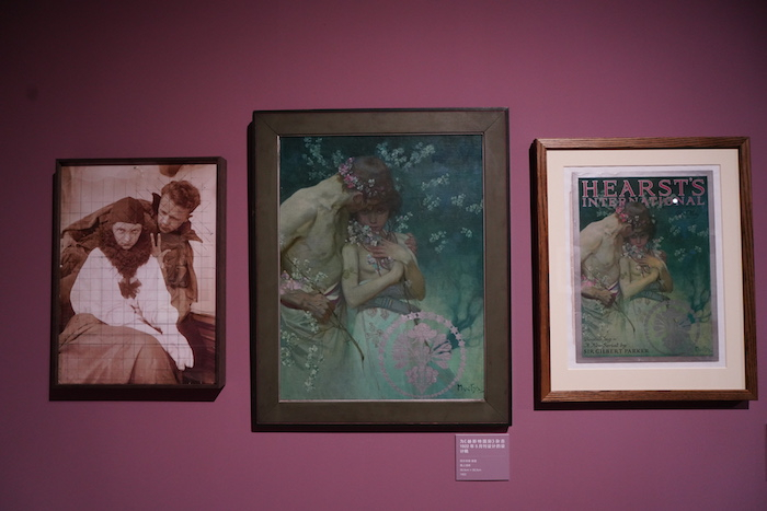 慕夏为《赫斯特国际》杂志1922年5月刊设计的设计稿，板上油彩