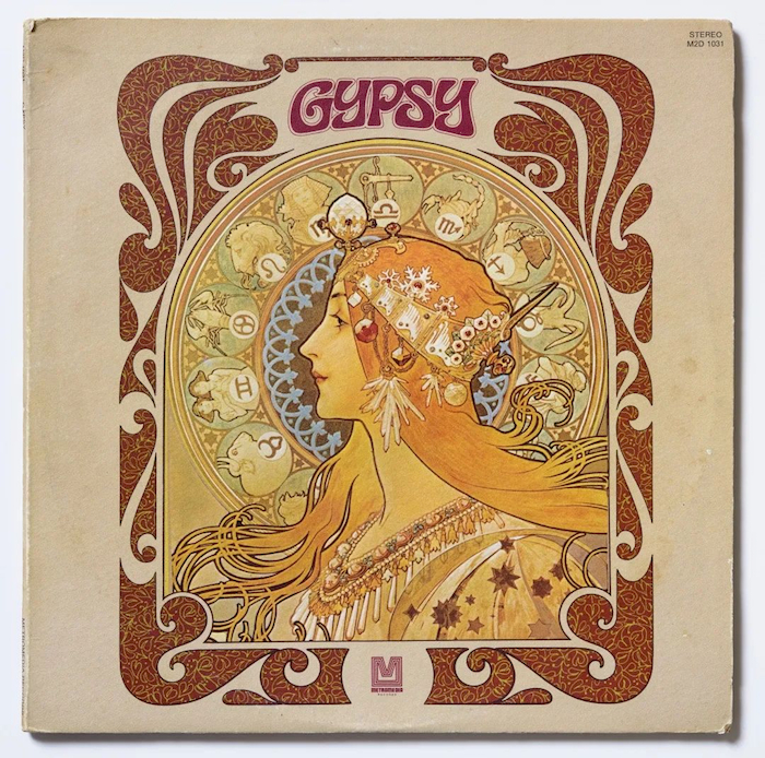 封面设计：佚名《吉普赛》 1970 密纹黑胶唱片封套