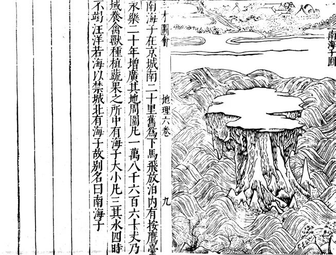 图 8《三才图会》之《南海子图》