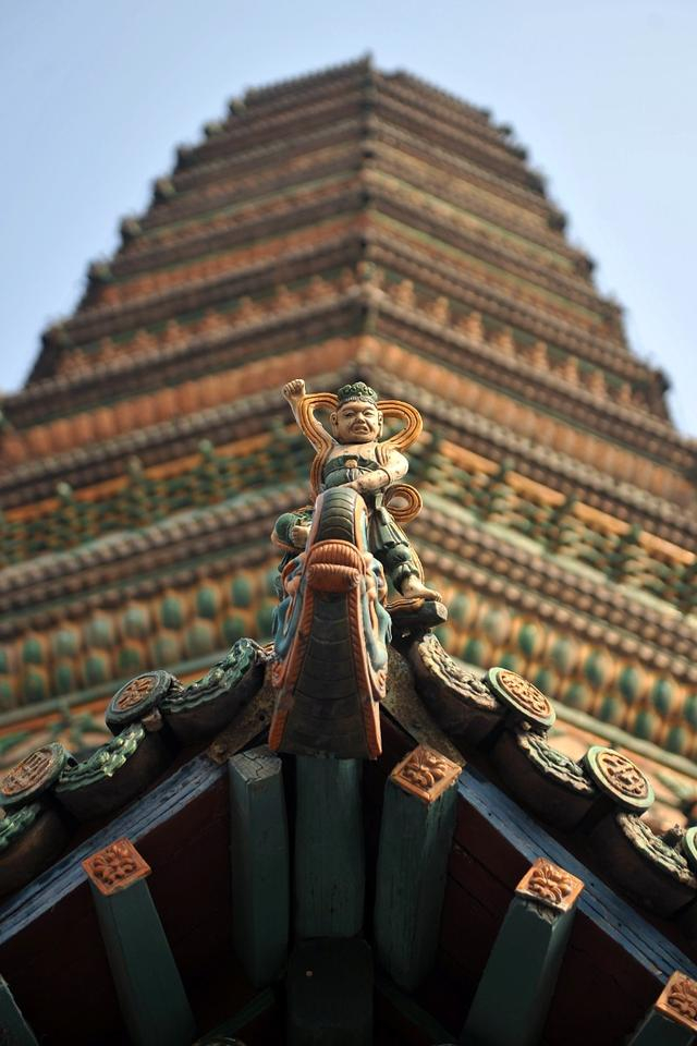 广胜寺琉璃飞虹塔 供图：新华社