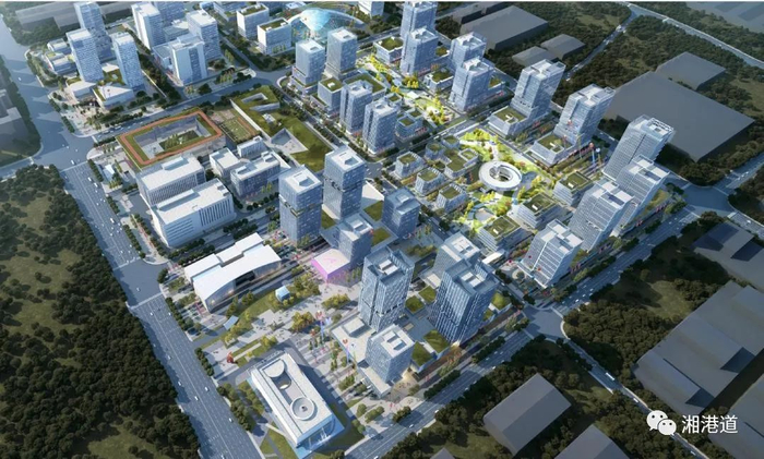 世界计算·长沙智谷鸟瞰效果图