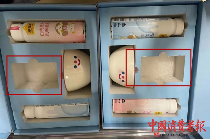 ▲礼盒中缺失手办