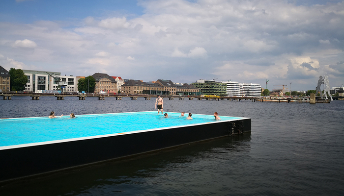 施普雷河上的游泳池，拍摄：刘岱宗