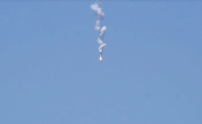 台军“汉光38号”演习截击作战，幻影战机发射“魔法”空对空导弹未击中靶。图自台湾今日新闻网