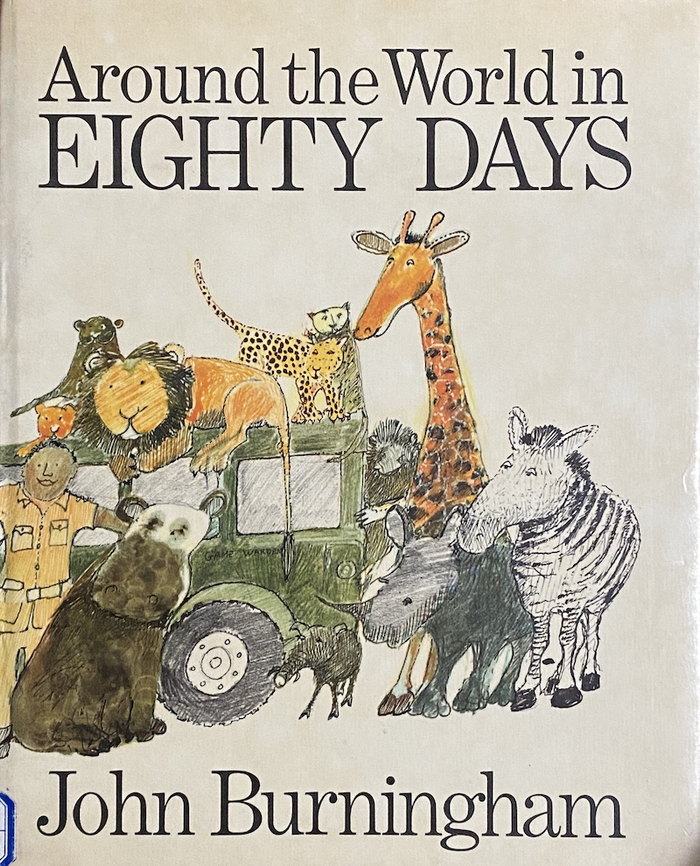 英国作者约翰·伯宁翰创作的80天环游地球《Around the World in EIGHTY DAYS》