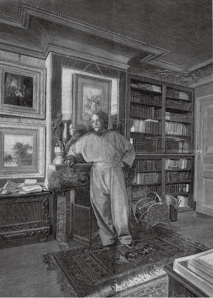 小仲马在书房