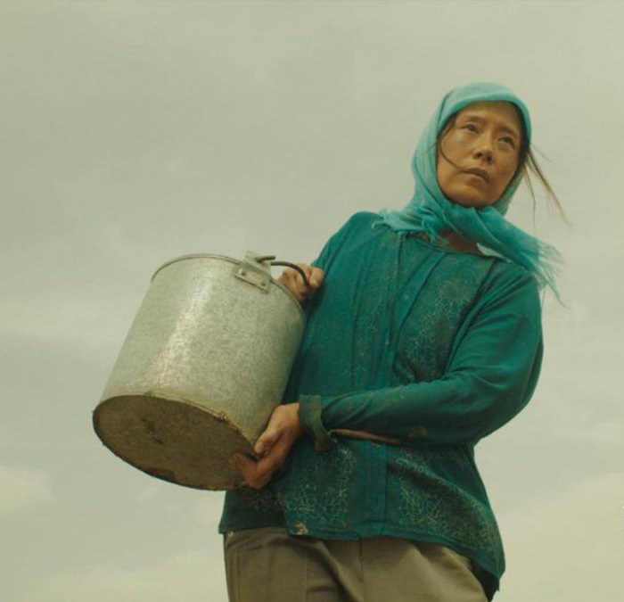 《隐入尘烟》中，海清是唯一的职业演员