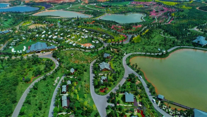 鸟瞰太平湖森林小镇 胡彦辉 摄