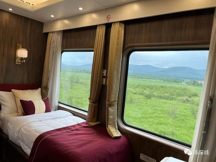 “呼伦贝尔”号舒适的独立包厢&nbsp;&nbsp;星景旅游列车供图