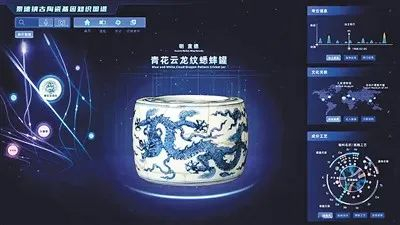 ▲青花云龙纹蟋蟀罐的知识图谱。受访者供图