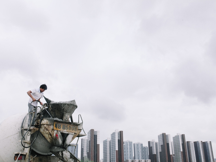 2013年，正在建设的深圳前海。