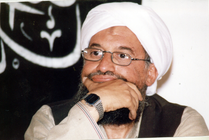 1998年，坎大哈，本拉登的副手艾曼·扎瓦希里。视觉中国 资料图