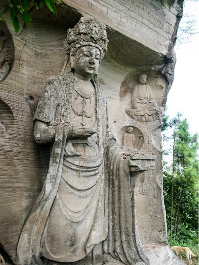 安岳石窟·茗山寺造像