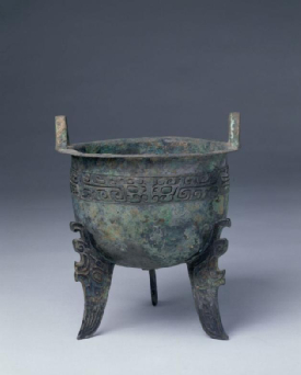 青铜兽面纹鼎 图片来源：故宫博物院