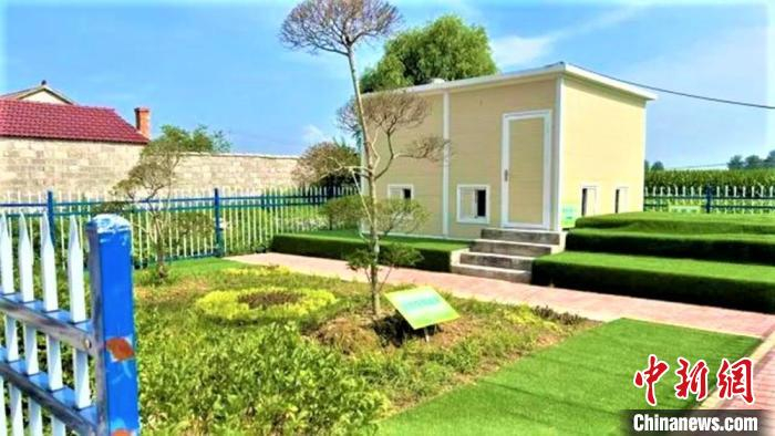 丁山村污水处理站。　睢宁县委宣传部供图