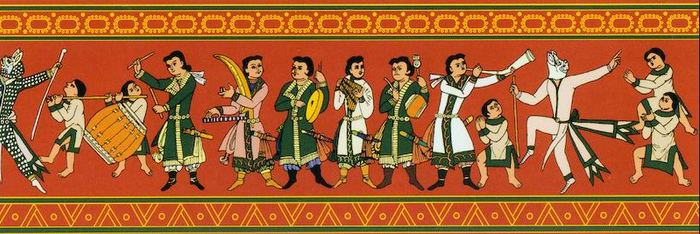 图3-2 舍利盒展开图案 （2）