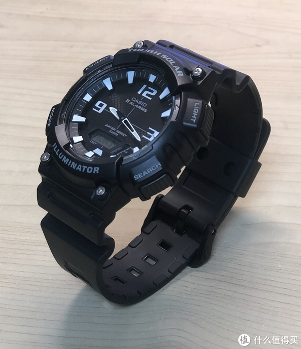 贼便宜的卡西欧太阳能手表 aq-s810w