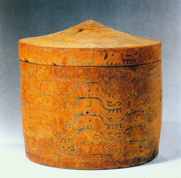 图1-1 德国探险队发掘克孜尔石窟舍利盒