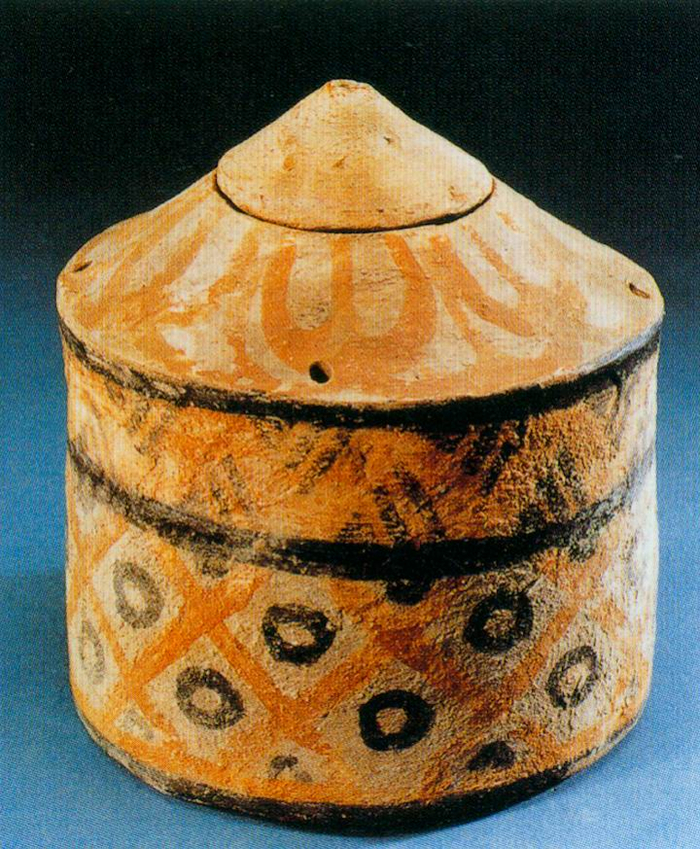 图1-3 柯坪县出土陶制舍利罐（5世纪）