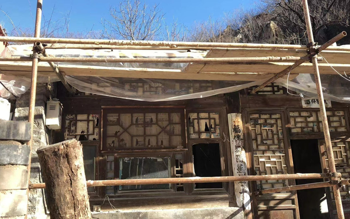 正在改造中的黄岭西村。受访者供图