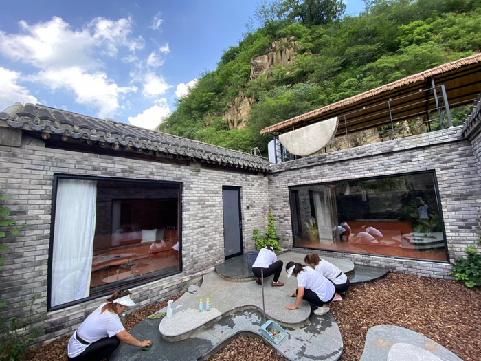 黄岭西村山里的四合院。受访者供图