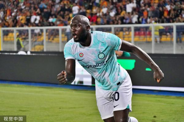 卢卡库的进球帮助国米取得开门红。