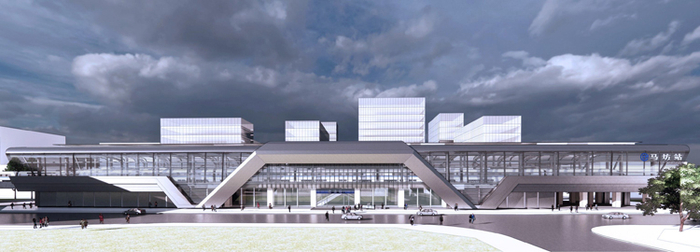 　　22号线马坊站效果图